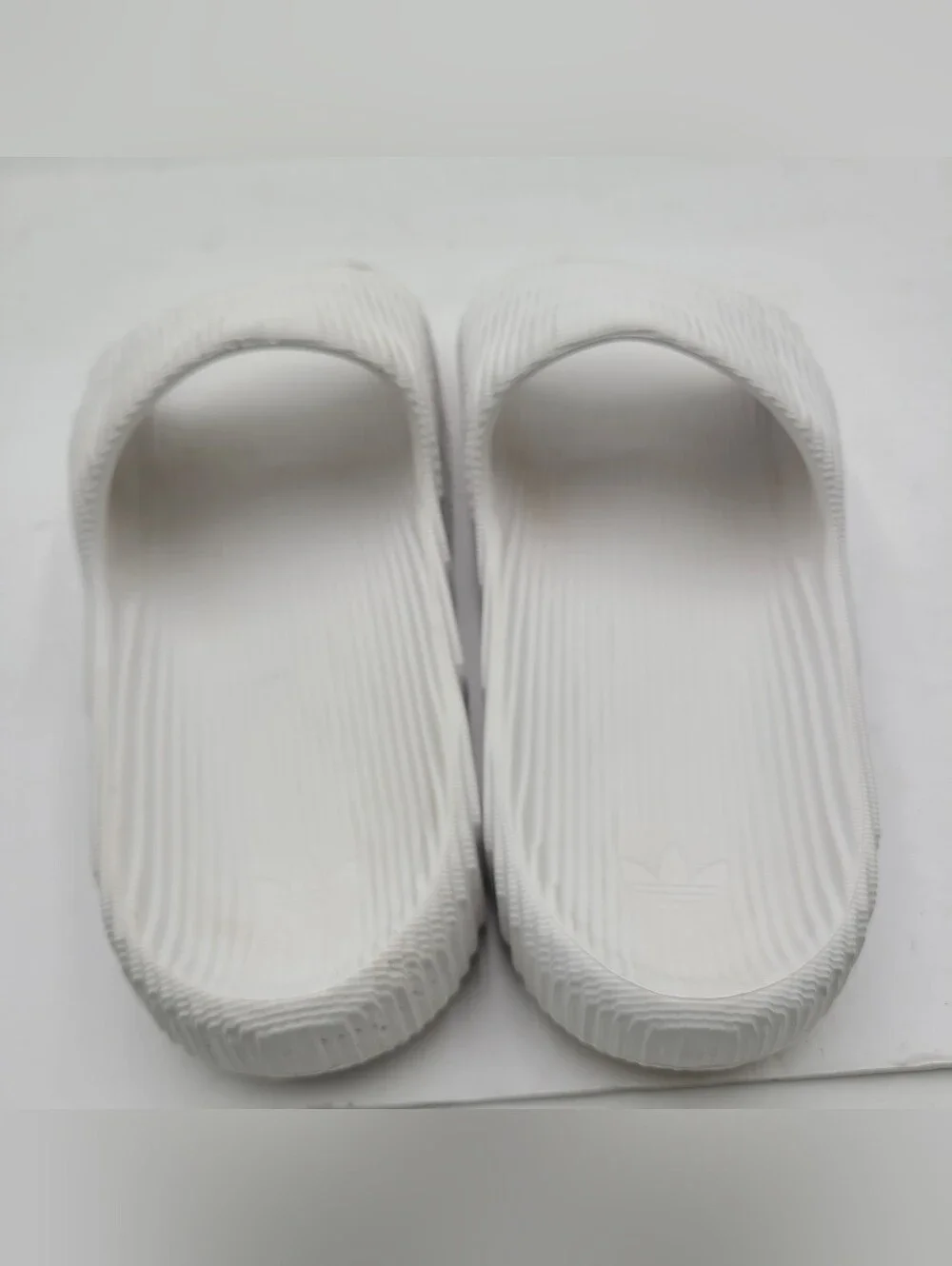 B41 Adidas Originals Adilette 22 Slides Light Brown/Core Black Men’s Size 12